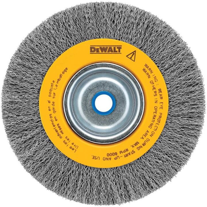 DEWALT 6 In. Crimped Wire Wheel Wide Face