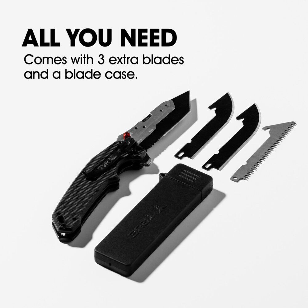 Nebo True Swift Edge 3.5in Fast Flip Knife with Replaceable Blade TRU