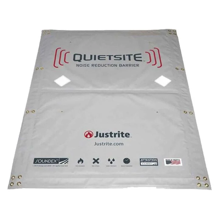 Justrite 4 x 6 Ft. Gray PVC Coated Polyester Sound Barrier Panel