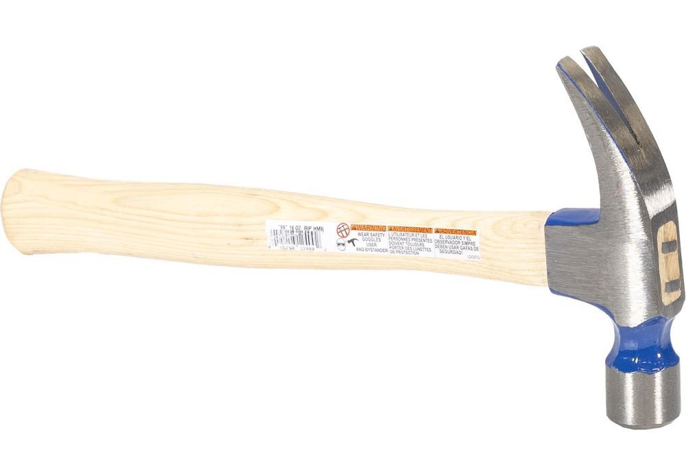 Vaughan 16 Oz Smooth Face Rip Claw Hammer with Hickory Handle, large image number 7