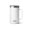 YETI Rambler 24 Oz Mug with Magslider Lid White, small image number 1
