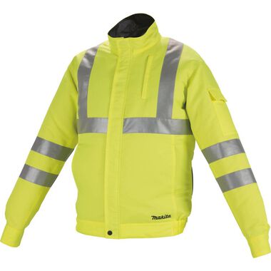 Makita 18V LXT Lithium-Ion Cordless High Visibility Fan Jacket Jacket Only, swatch