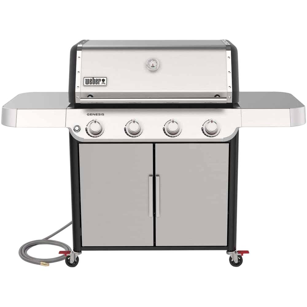 Weber Genesis S-415 Gas Grill (Natural Gas), Stainless Steel – 1500580