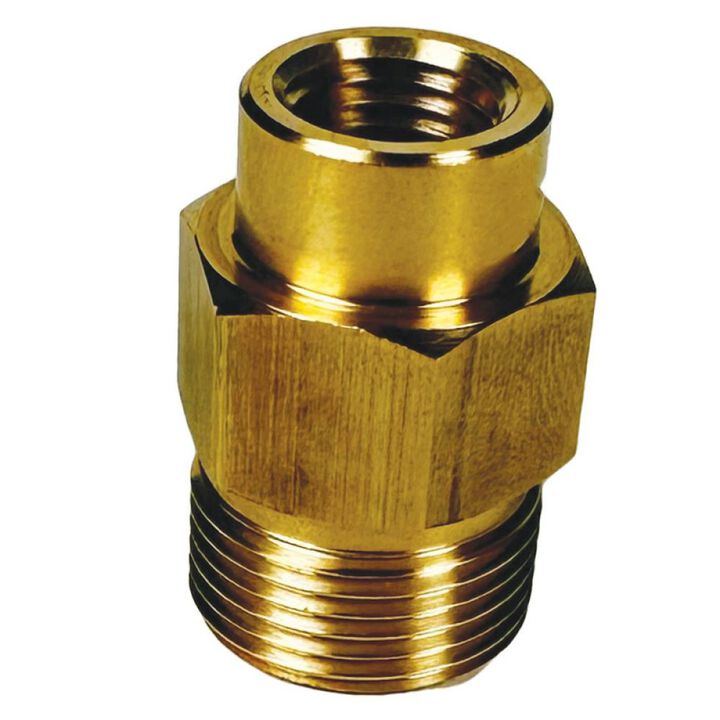 BluBird BluShield Brass Male Metric Pressure Washer Adapter, large image number 0
