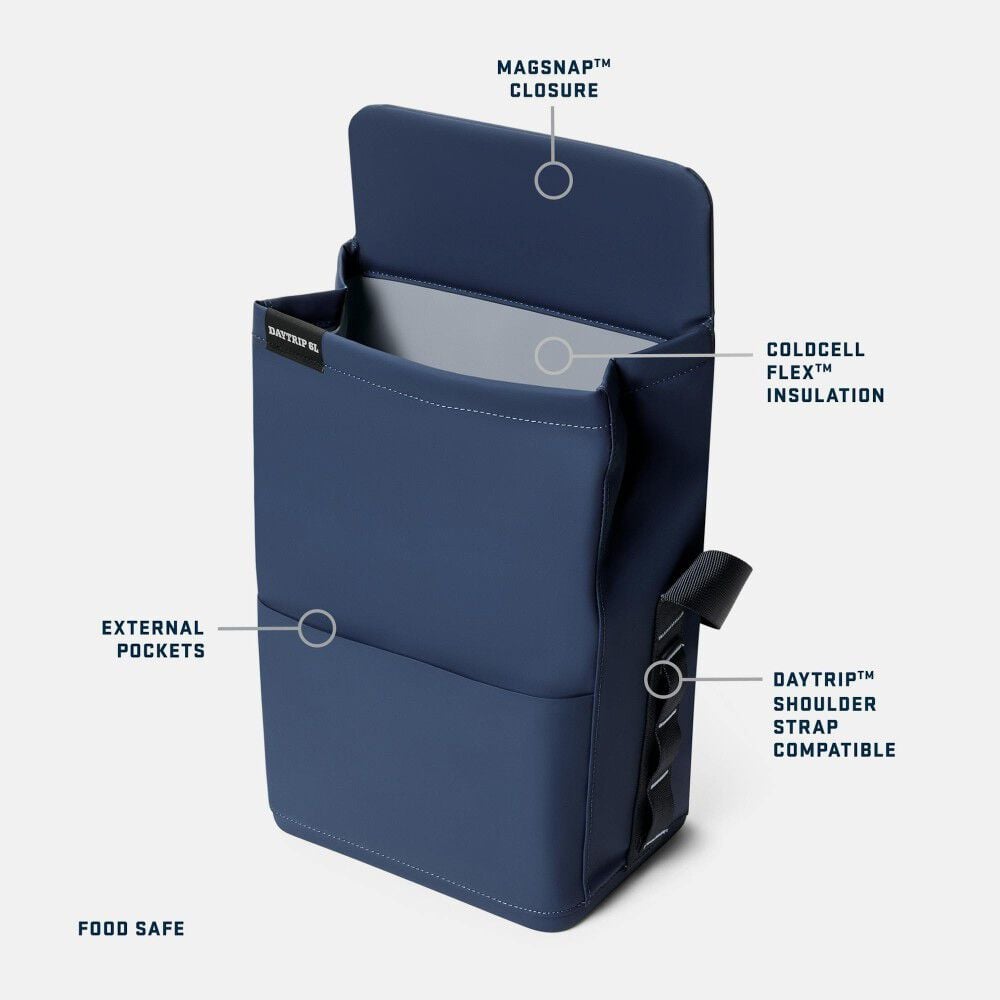 YETI Daytrip 6L Insulated Lunch Bag Navy, large image number 2