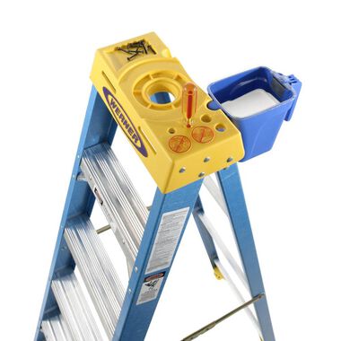 Werner 6 Ft. Type I Fiberglass Step Ladder, large image number 5