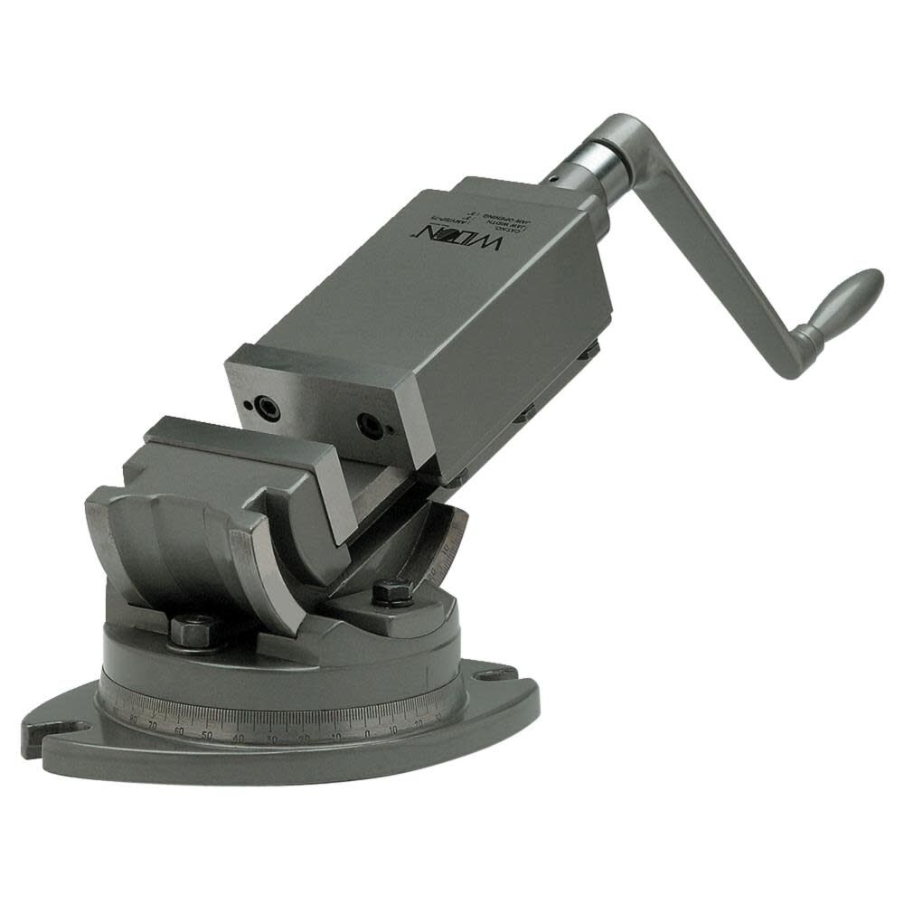 Wilton 2-Axis Precision Angular Vise 3in Jaw Opening 1-5/16 Jaw Depth, large image number 1