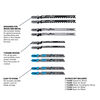 Bosch Wood and Metal Cutting T-Shank Jig Saw Blade Set 10 Pieces, small image number 3