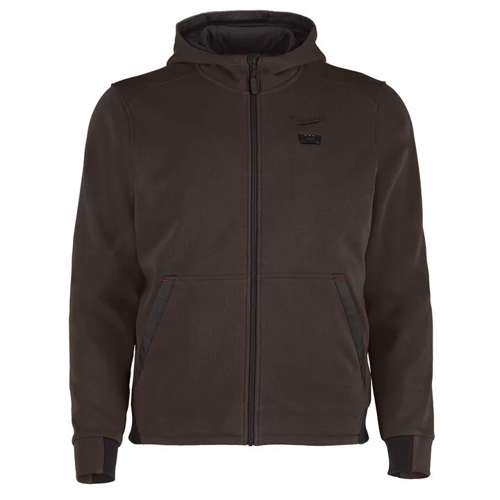 Milwaukee M12 Heated Hoodie with Heated Gear Power Source with App Control Brown