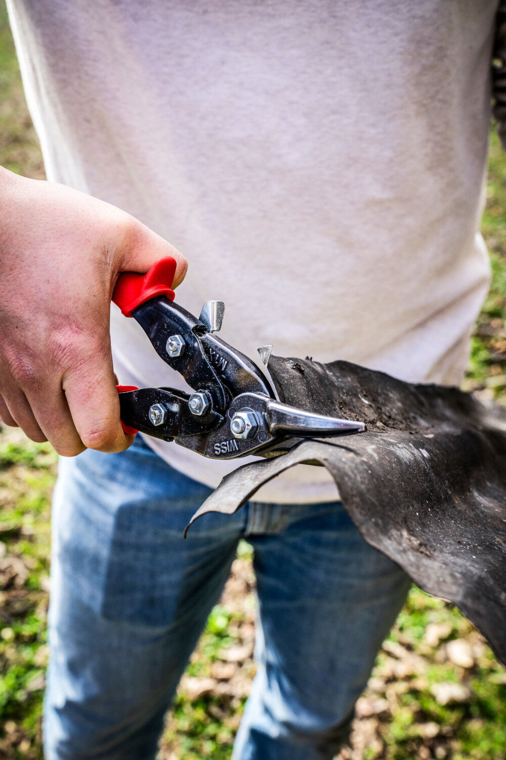 Crescent Wiss 9 3/4 Inch Compound Action Straight and Left Aviation Snips, large image number 7