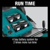 Makita 18V X2 (36V) LXT LithiumIon Brushless Cordless 21in Lawn Mower Kit with 4 Batteries (5.0Ah), small