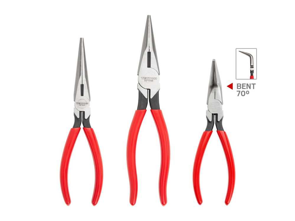 Tekton Long Nose Pliers Set, 3-Piece (7, 8, 6 Inch Bent), large image number 2