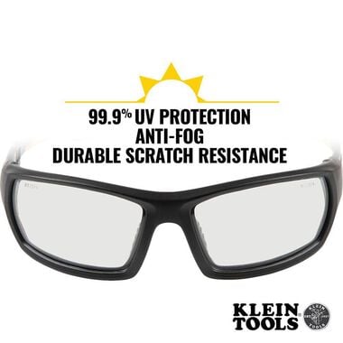 Klein Tools Pro Safety Glasses Full Frame Clear Lens, large image number 2