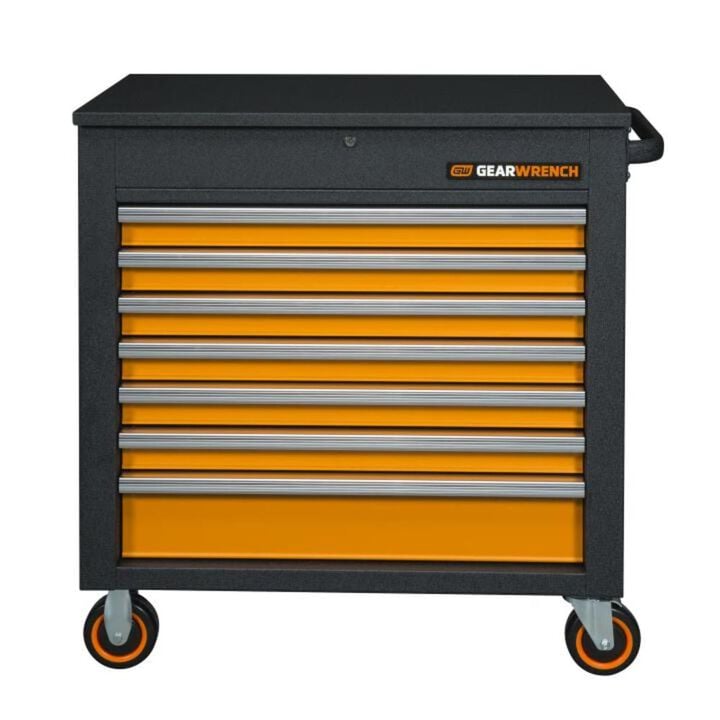 GEARWRENCH GSX Series Rolling Tool Cart Tilt Top 35in 7 Drawer, large image number 1