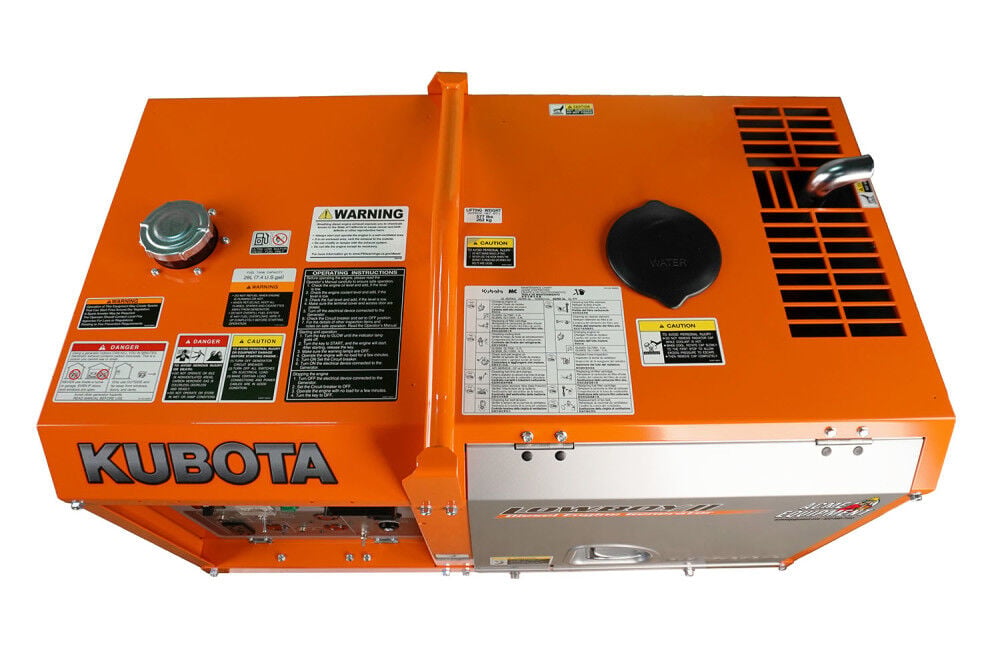 Kubota Lowboy Pro II Series 7,000 Watt (7kW) Diesel Powered 50-State Liquid-Cooled Standby Generator, large image number 8