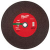 Milwaukee 14 Inch x 1/8 Inch x 20mm Masonry Cut Off Wheel Type 1, small image number 1