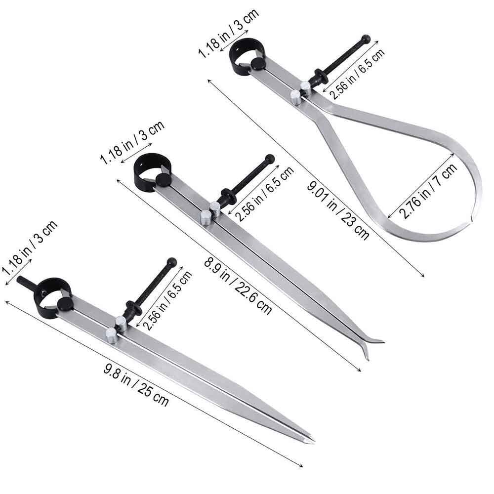 Big Horn Caliper Set 3pc, large image number 2