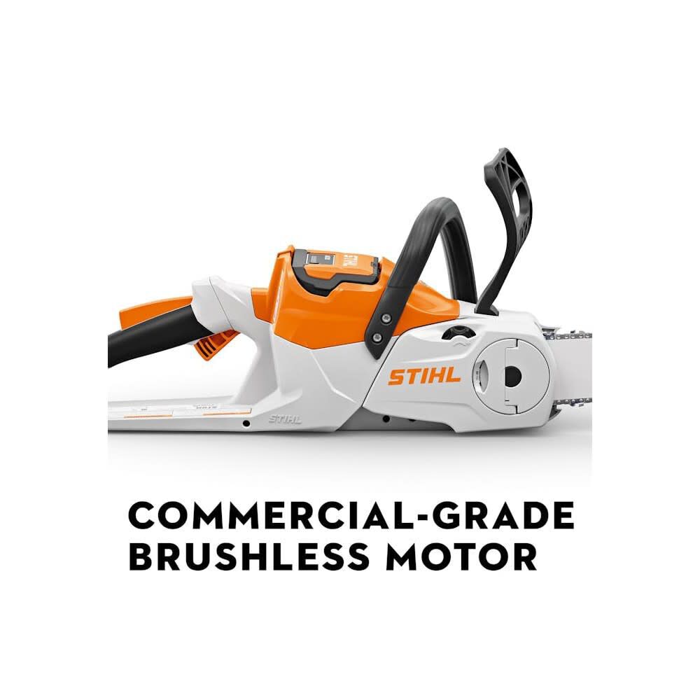 Stihl 40v chainsaw top