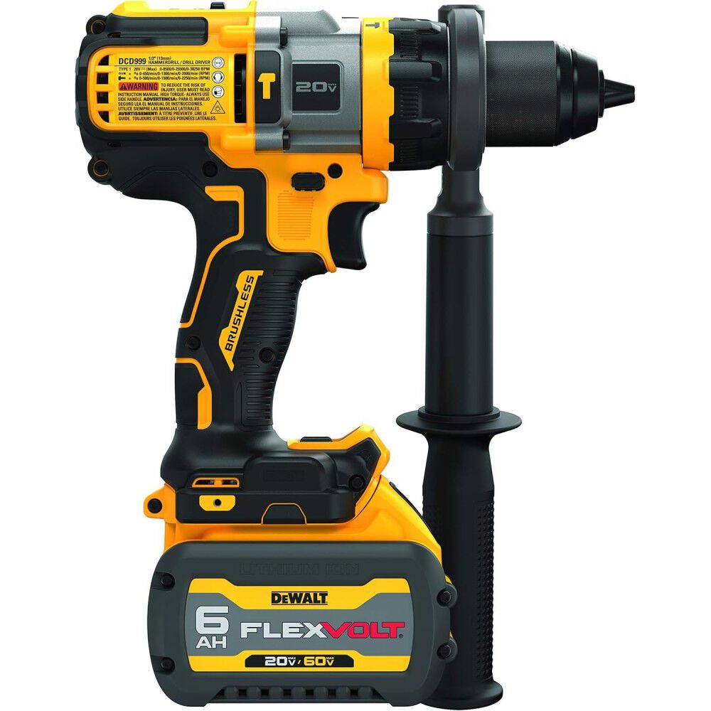 K-Drill 6 Inch Ice Auger System and 1/2 Inch Hammer Drill/Driver Kit Bundle, large image number 9