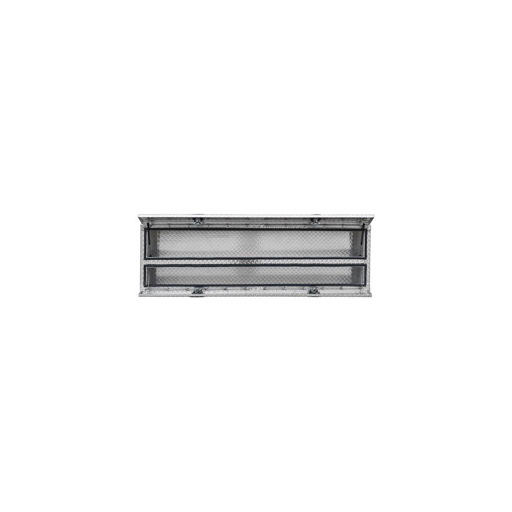 Buyers Products Company 21 x 18 x 72 Inch Diamond Tread Aluminum Heavy-Duty Flatbed Contractor With Lower Door, large image number 5