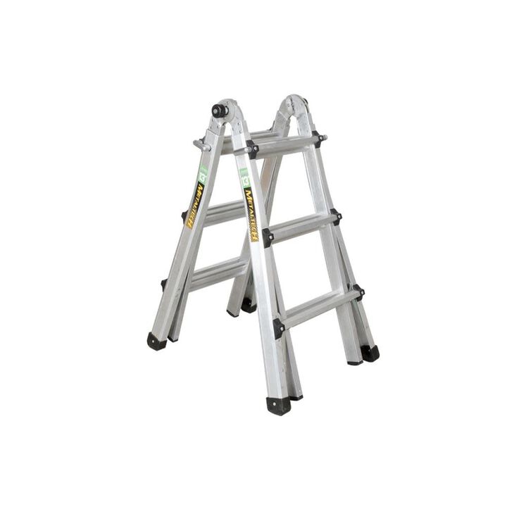 Metaltech 13ft Telescoping Multi-Position Ladder Aluminum Grade 1A