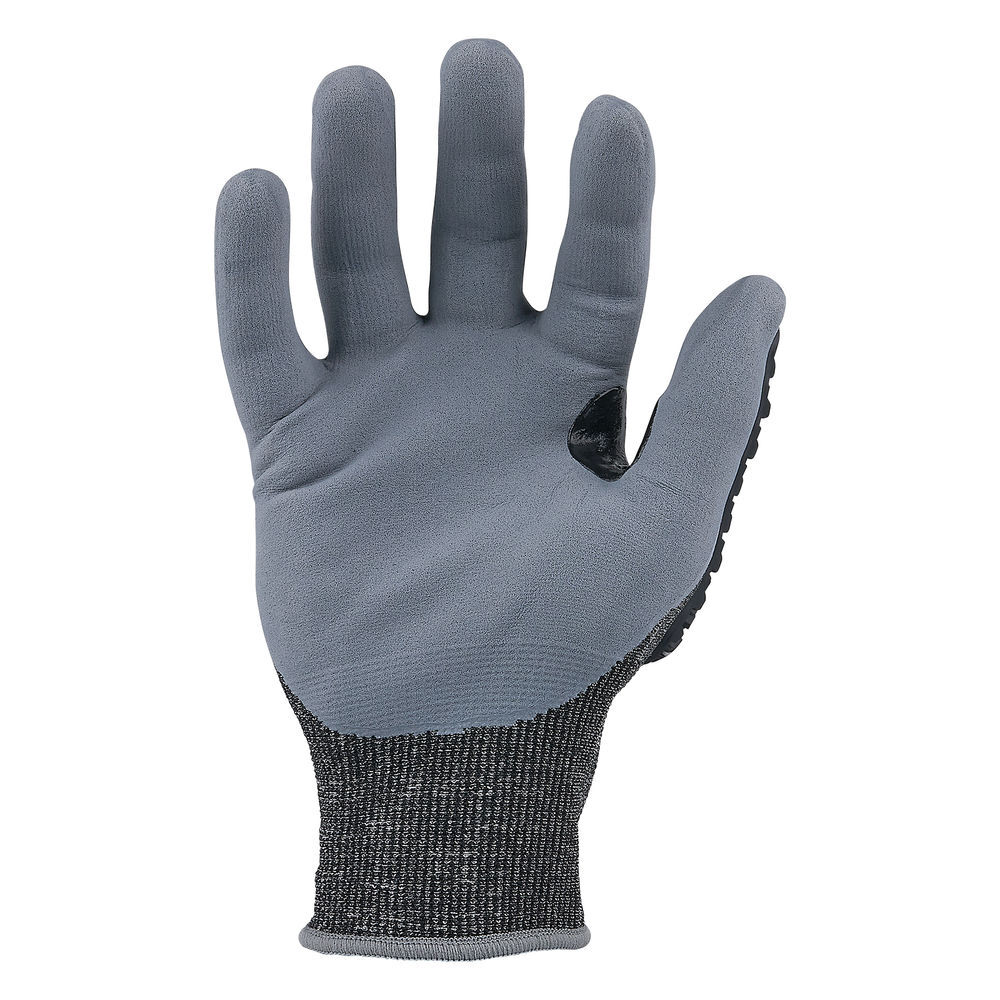 Ergodyne 7174 Coated A7 Cut-Resistant Impact Gloves Medium Gray, large image number 8