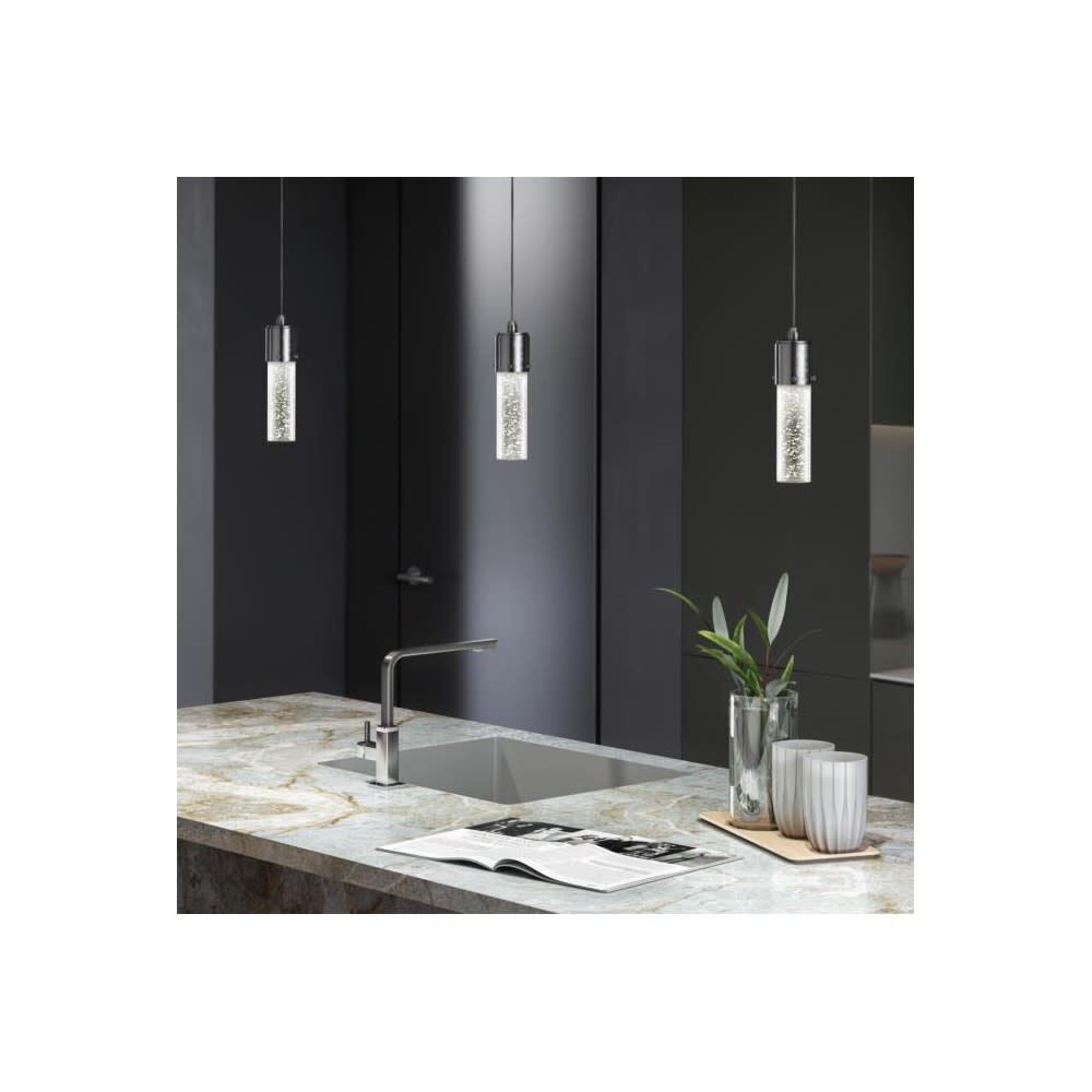 Westinghouse 8W Chrome Cava One Light LED Adjustable Mini Pendant, large image number 5