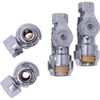 Sharkbite 1/2in Push T x 3/8in S Brass Straight Stop Valve, small image number 1