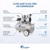 California Air Tools Ultra Quiet Oil-Free Corded 1HP 8 Gallon Steel Tank Air Compressor, small image number 3