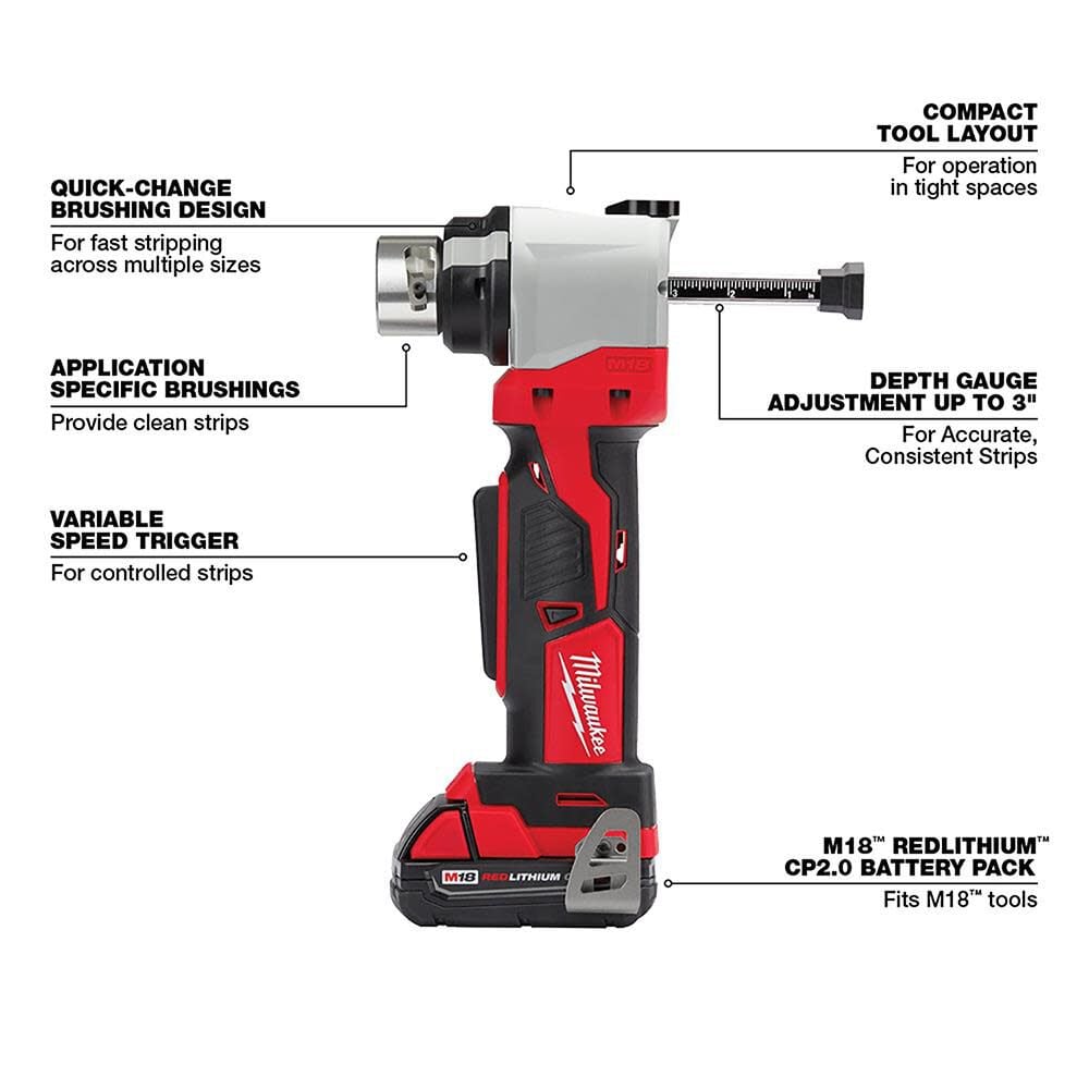 Milwaukee M18 Cable Stripper Kit For Al Thhn Xhhw 2935al 21 Simolary simolary.com 9