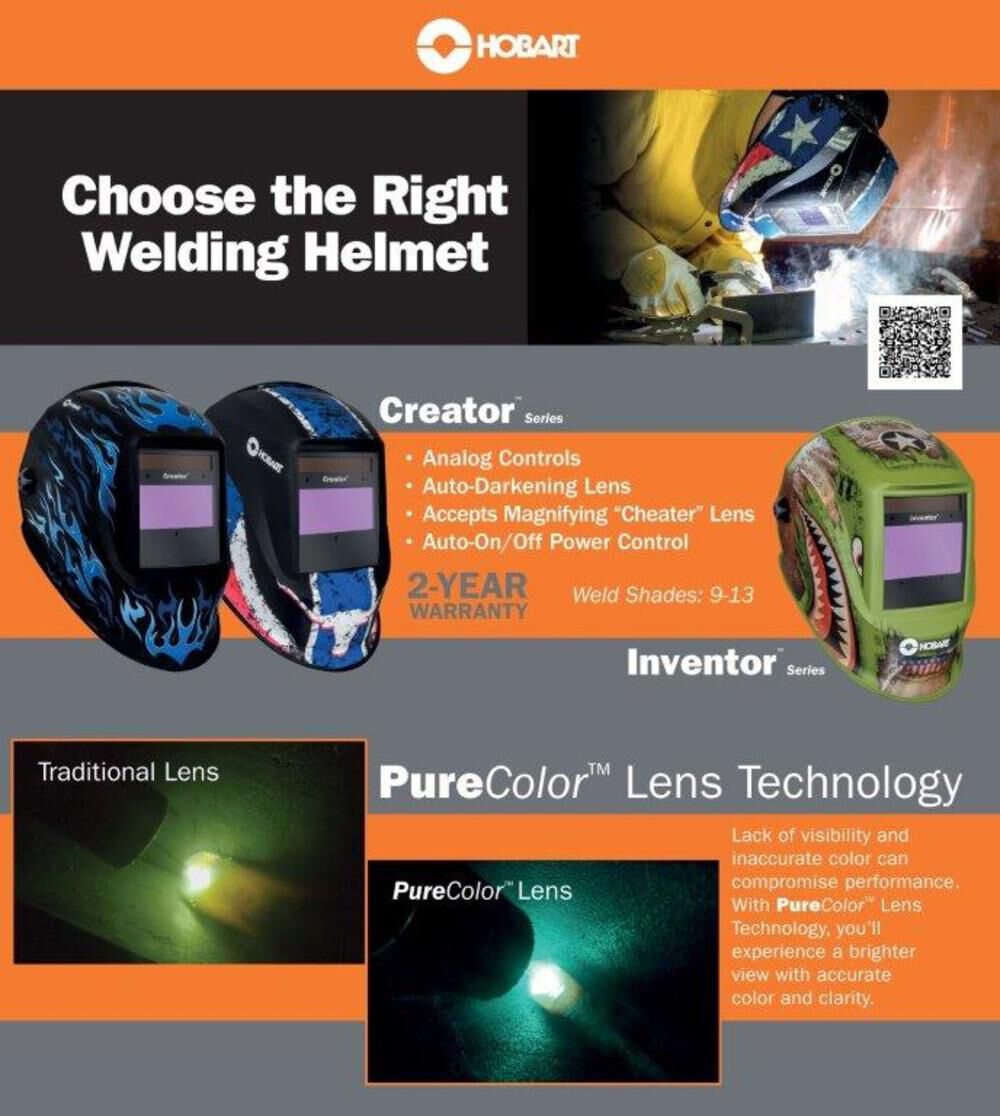 Hobart Inventor Series Welding Helmet Camo, large image number 4