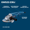 Bosch 9 Inch Large Angle Grinder, small image number 2