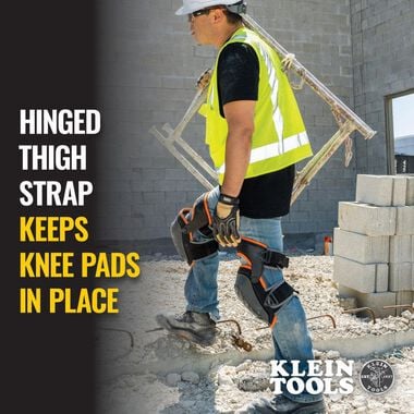 Klein Tools Heavy Duty Hinged Knee Pads, large image number 3