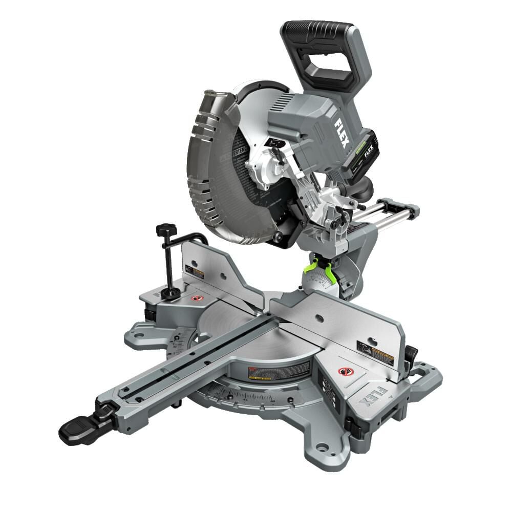 FLEX 24V Cordless 12 Inch Dual Bevel Sliding Miter Saw Stacked Lithium Kit, large image number 3
