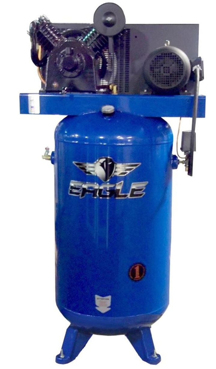 Eagle Compressor Air Compressor 2 Stage 7.5hp 24 CFM with Combo Switch