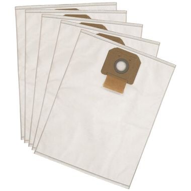 DEWALT Fleece Bag (5 Pack) for Dust Extractors, large image number 0
