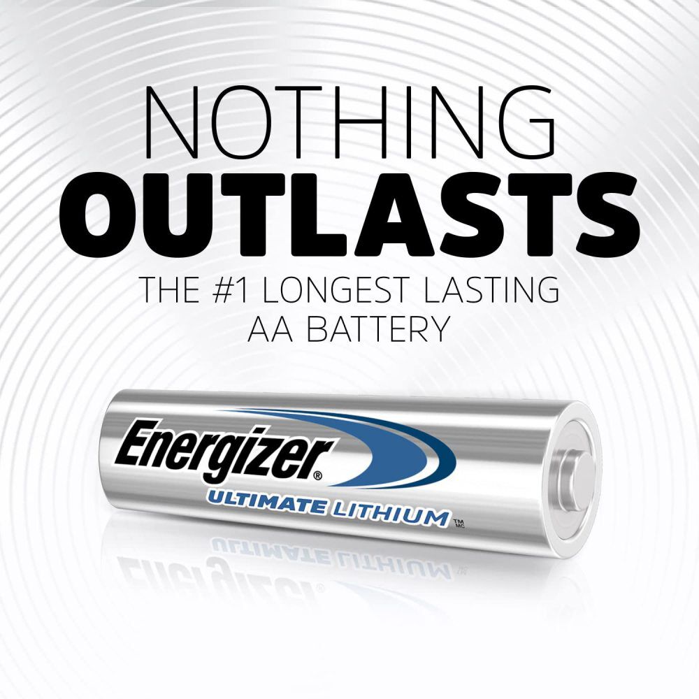 Energizer 1.5V AA Non Rechargeable Lithium Battery 8pk L91SBP 8