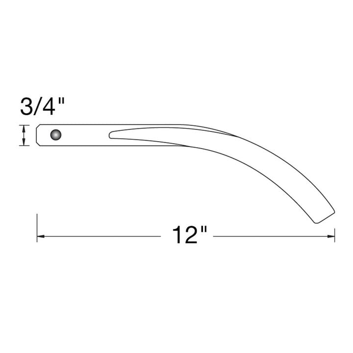 CS Unitec 3/4 Inch Aluminum Bronze Banana Wedge, large image number 3