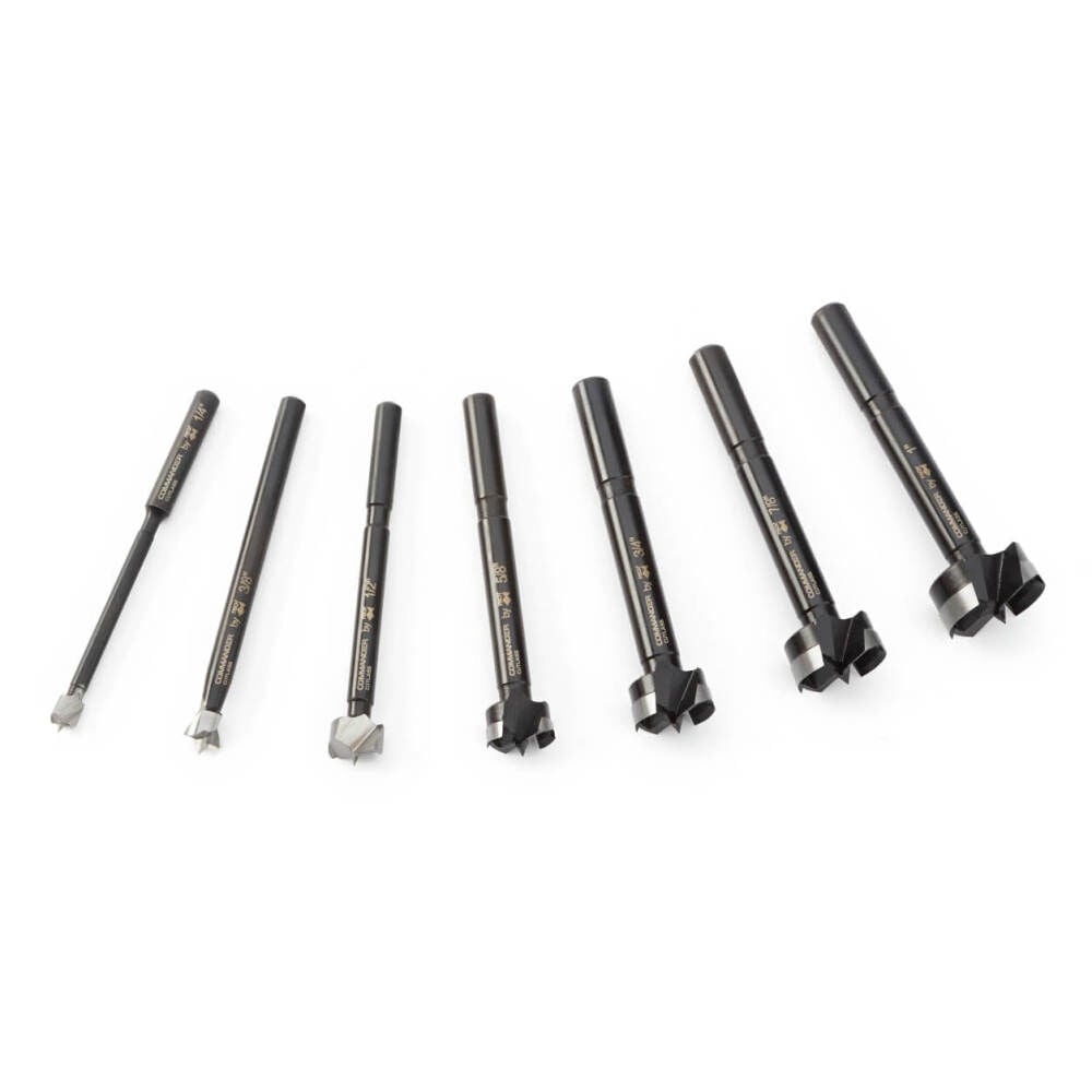 Commander Tool Steel Forstner Bit Set in Wooden Box 7 Pieces, large image number 5