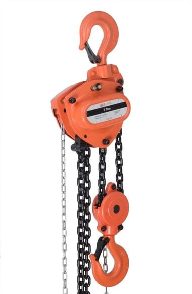 Atlas Lifting and Rigging Chain Hoist 5 Ton 11000 lbs 10' Chain