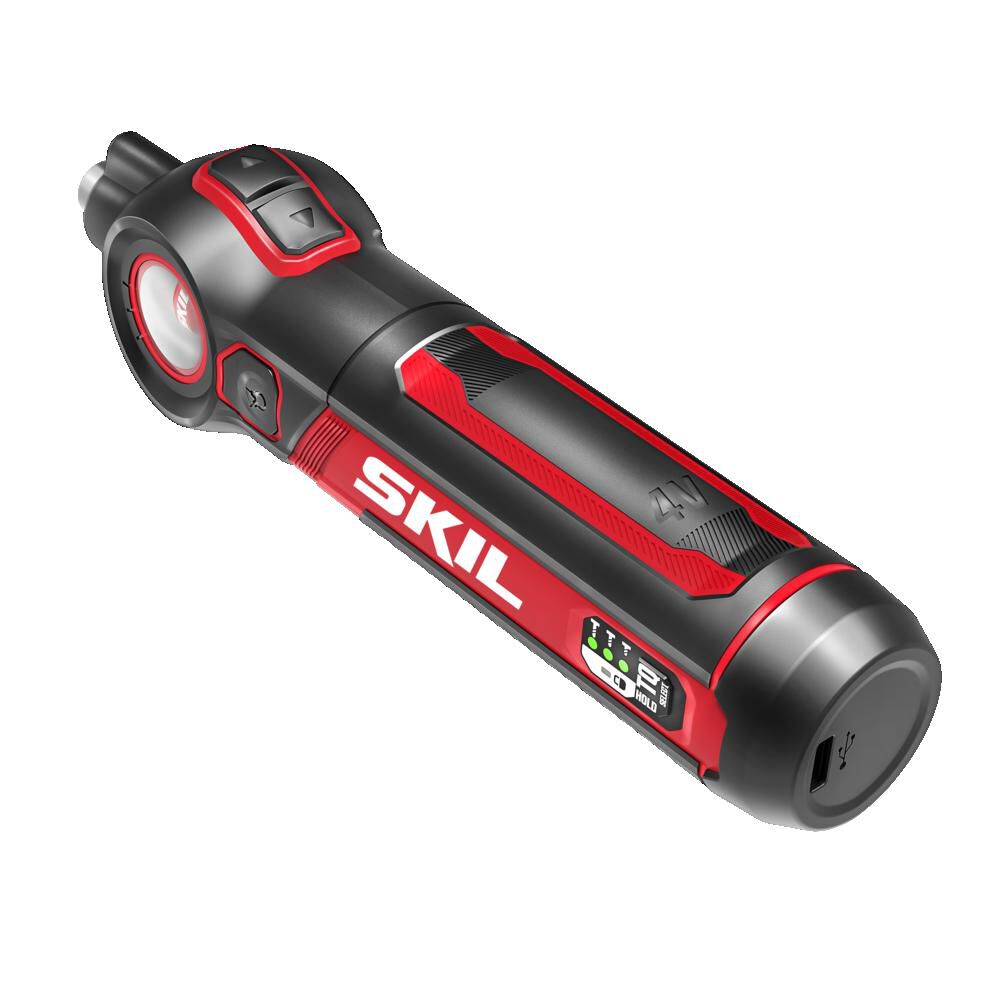SKIL Twist 2.0 Rechargeable 4V Screwdriver with 2pc Bit Kit SD5619 01 Acme Tools