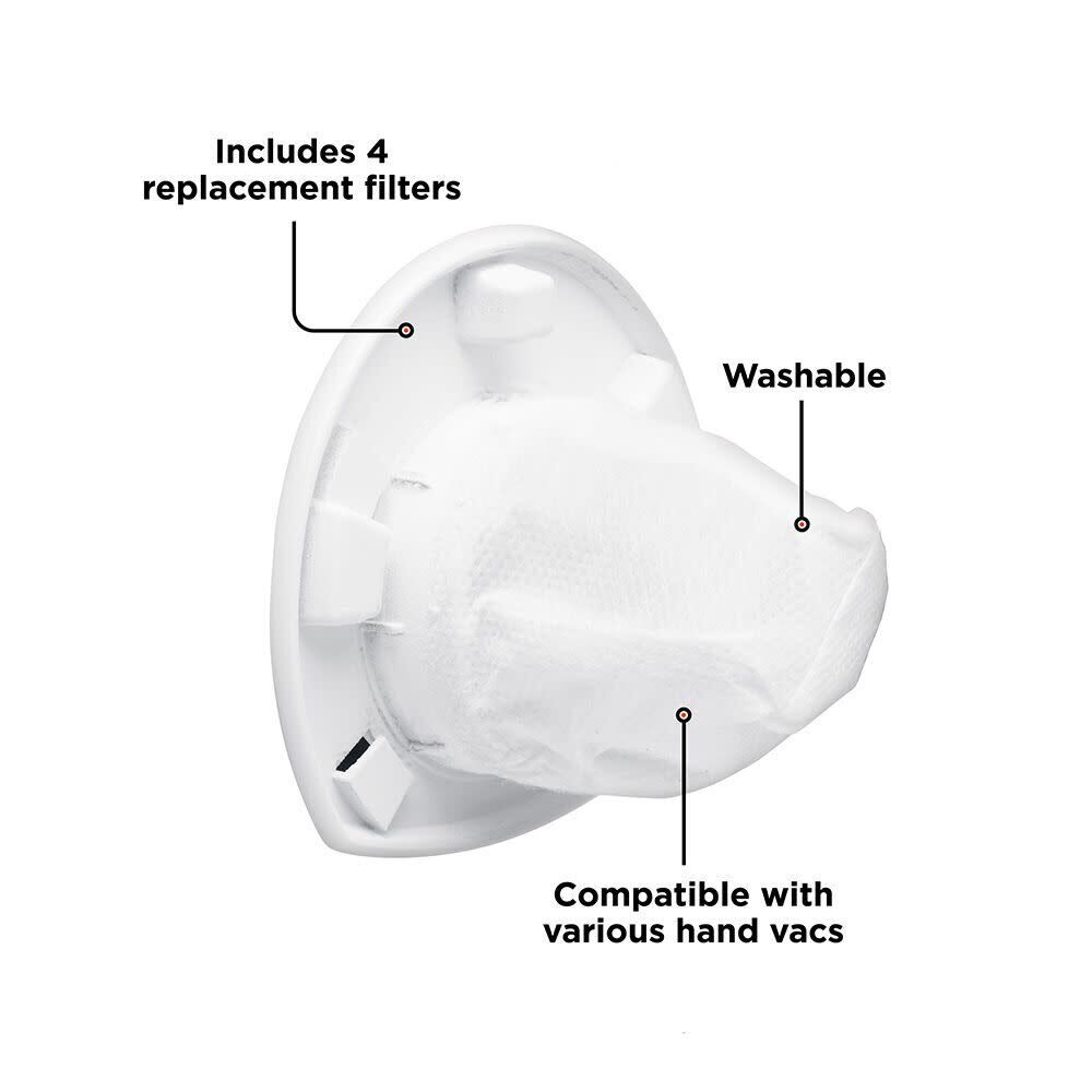 Black and Decker Vacuum Filter for Model CHV1410L Vac, large image number 3