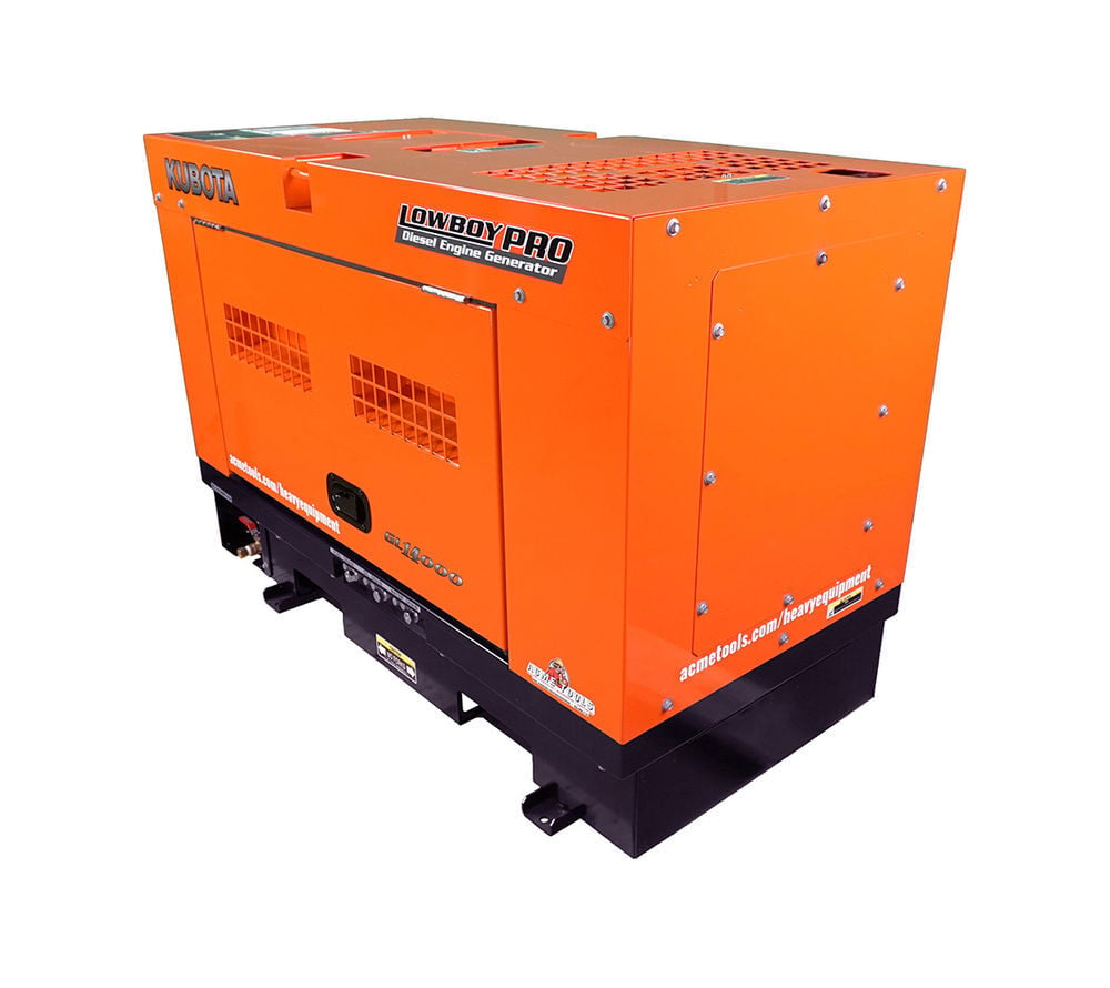 Kubota Lowboy Pro GL Series 14,000 Watt (14kW) Diesel Powered 50-State Liquid-Cooled Standby Generator, large image number 4