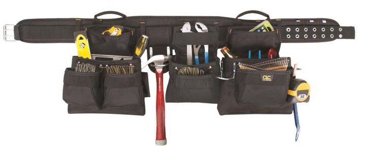 CLC 18 Pocket 5-Piece Professional Carpenter Combo