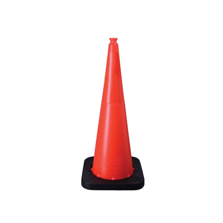 Vizcon Orange 36in Enviro-Cone with 10 Lbs Rubber Base
