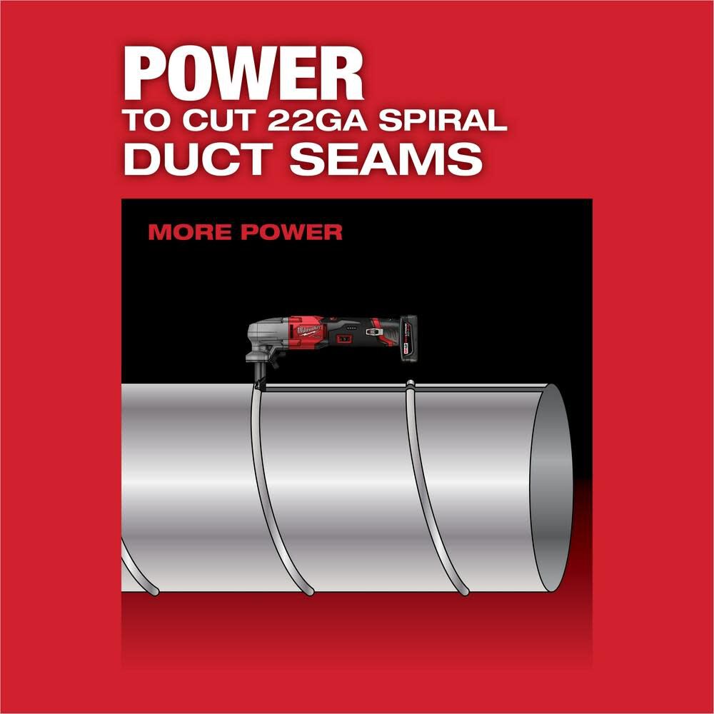 Milwaukee M12 Nibbler 16 Gauge (Bare Tool) Die & Die Holder Extension & Punch Bundle, large image number 6