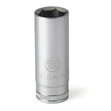 GEARWRENCH 3/8 In. Drive 6 Point Deep Metric Socket 20mm, large image number 0
