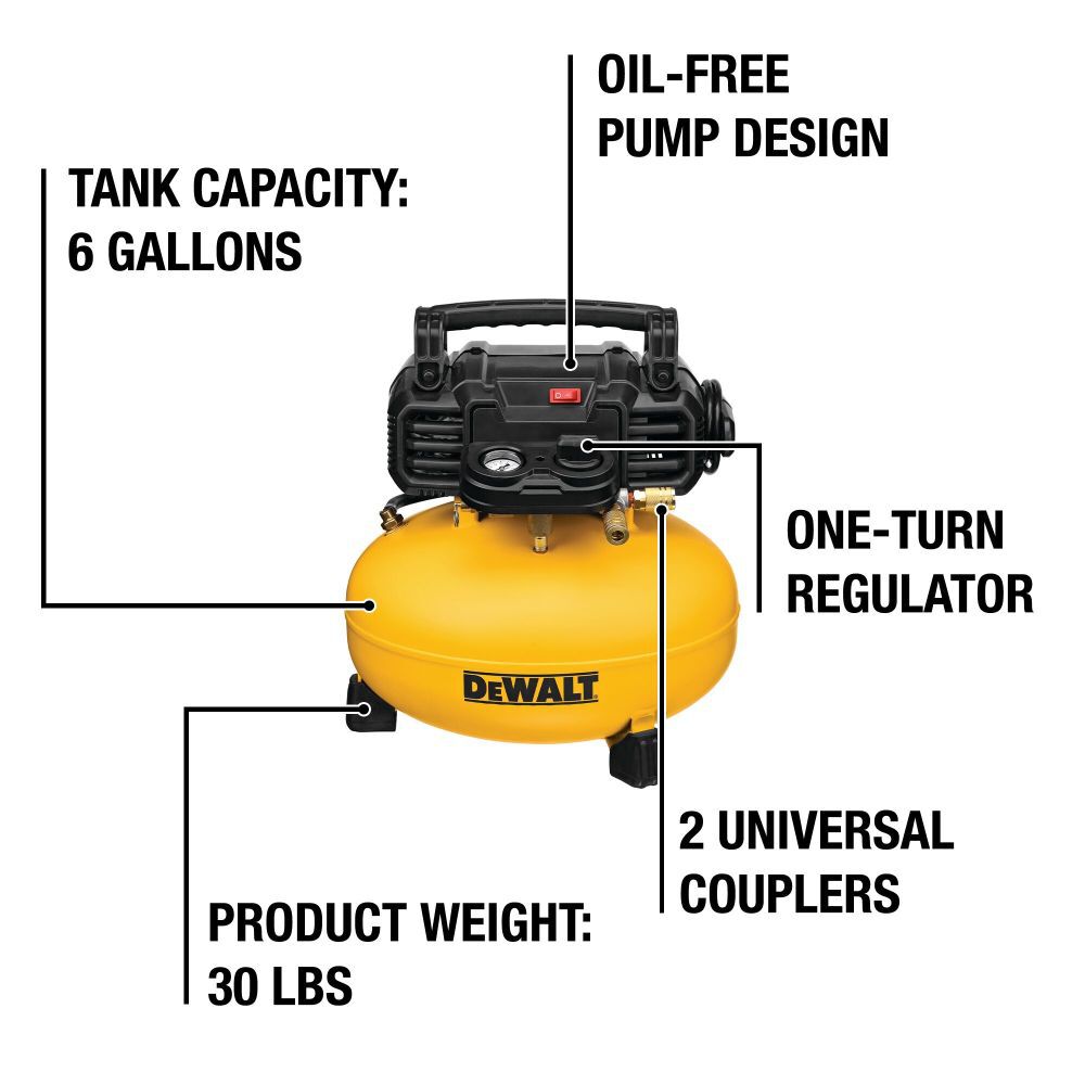 DEWALT Nailer Compressor Combo Kit DWFP1KIT Acme Tools