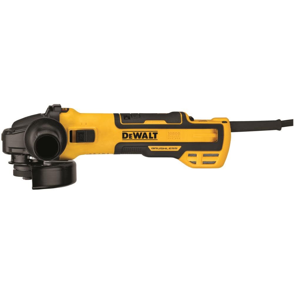 DEWALT 5-in Variable Speed Slide Switch Small Angle Grinder with Kickback Brake, large image number 1