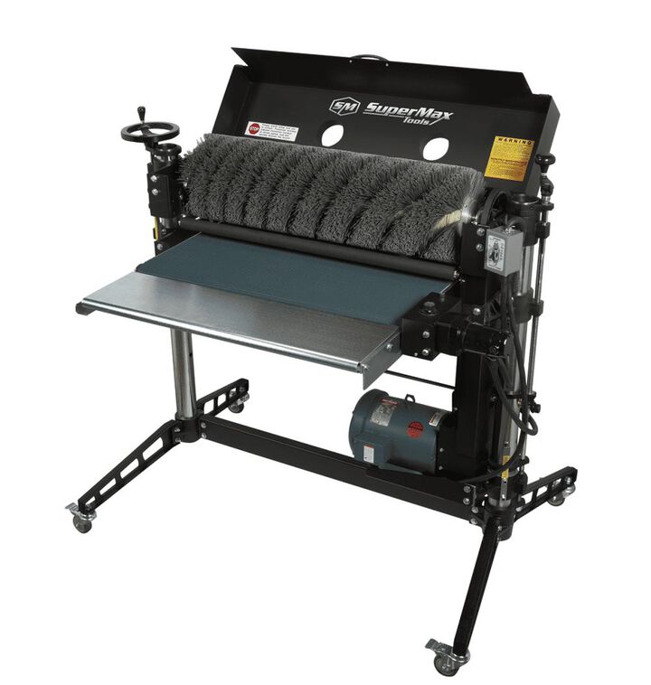 Supermax Tools 49 In. 7.5HP 220V Single Brush Sander - 3 Phase, large image number 2